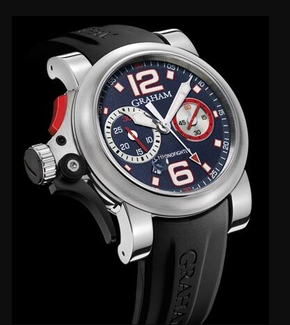 Review Replica Watch Graham Chronofighter R.A.C Trigger Graphite Rush 2TRAS.T01A.K43B - Click Image to Close